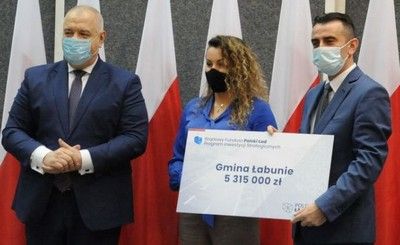 Ponad 5 mln 300 tys. zł w ramach Polskiego Ładu dla Gminy Łabunie