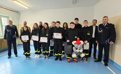 Dzieci i młodzież z gminy Łabunie umie zapobiegać pożarom